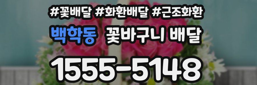 백학동 꽃바구니 배달
