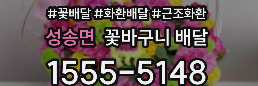 성송면 꽃바구니 배달