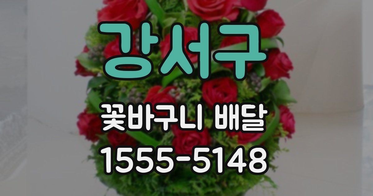 강서구 꽃바구니 배달