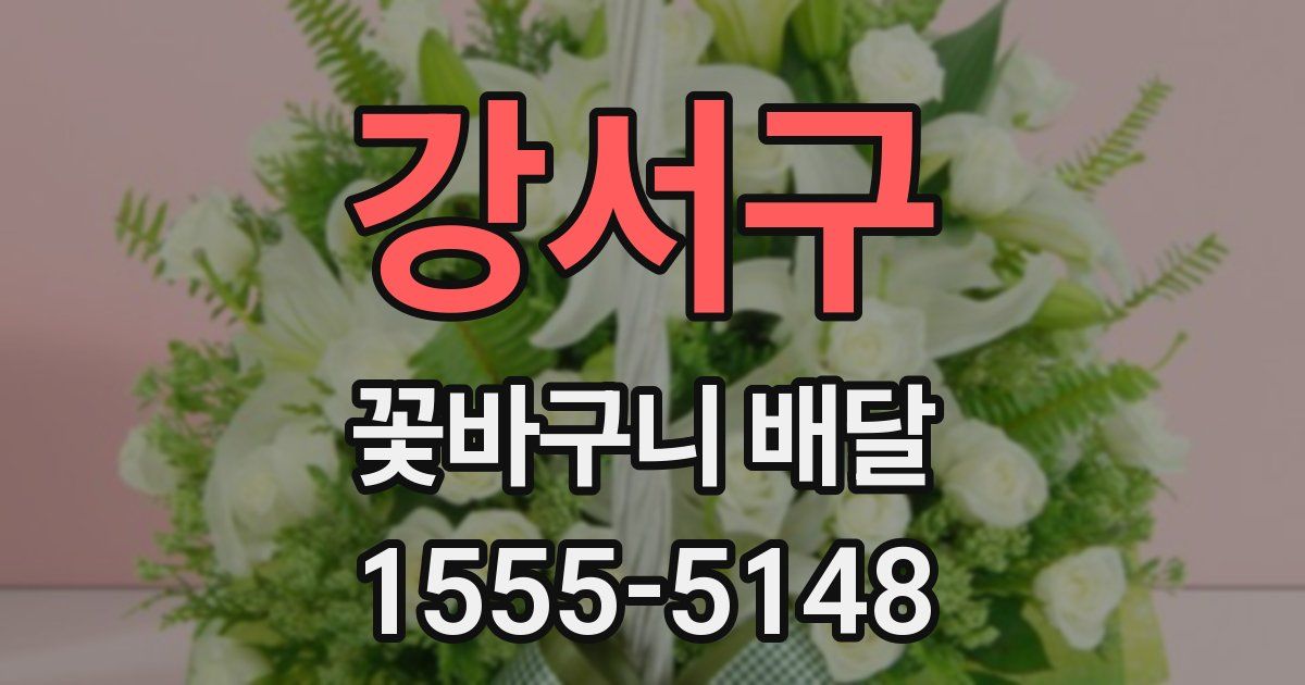 강서구 꽃바구니 배달