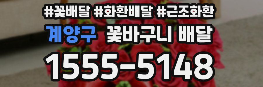 계양구 꽃바구니 배달