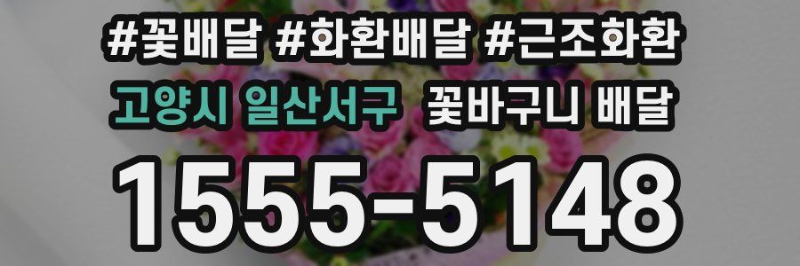 고양시 일산서구 꽃바구니 배달