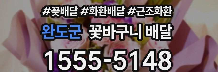 완도군 꽃바구니 배달