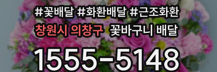 창원시 의창구 꽃바구니 배달