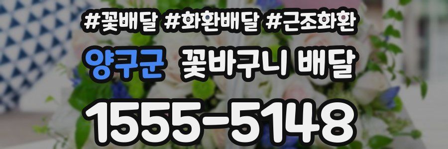 양구군 꽃바구니 배달