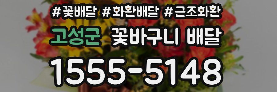 고성군 꽃바구니 배달