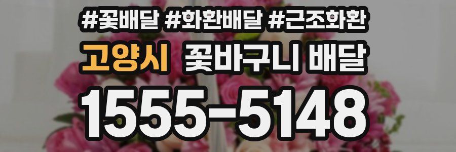 고양시 꽃바구니 배달