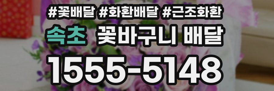 속초 꽃바구니 배달