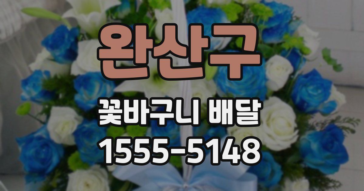 완산구 꽃바구니 배달