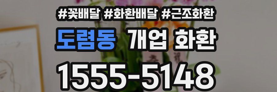 도렴동 개업 화환
