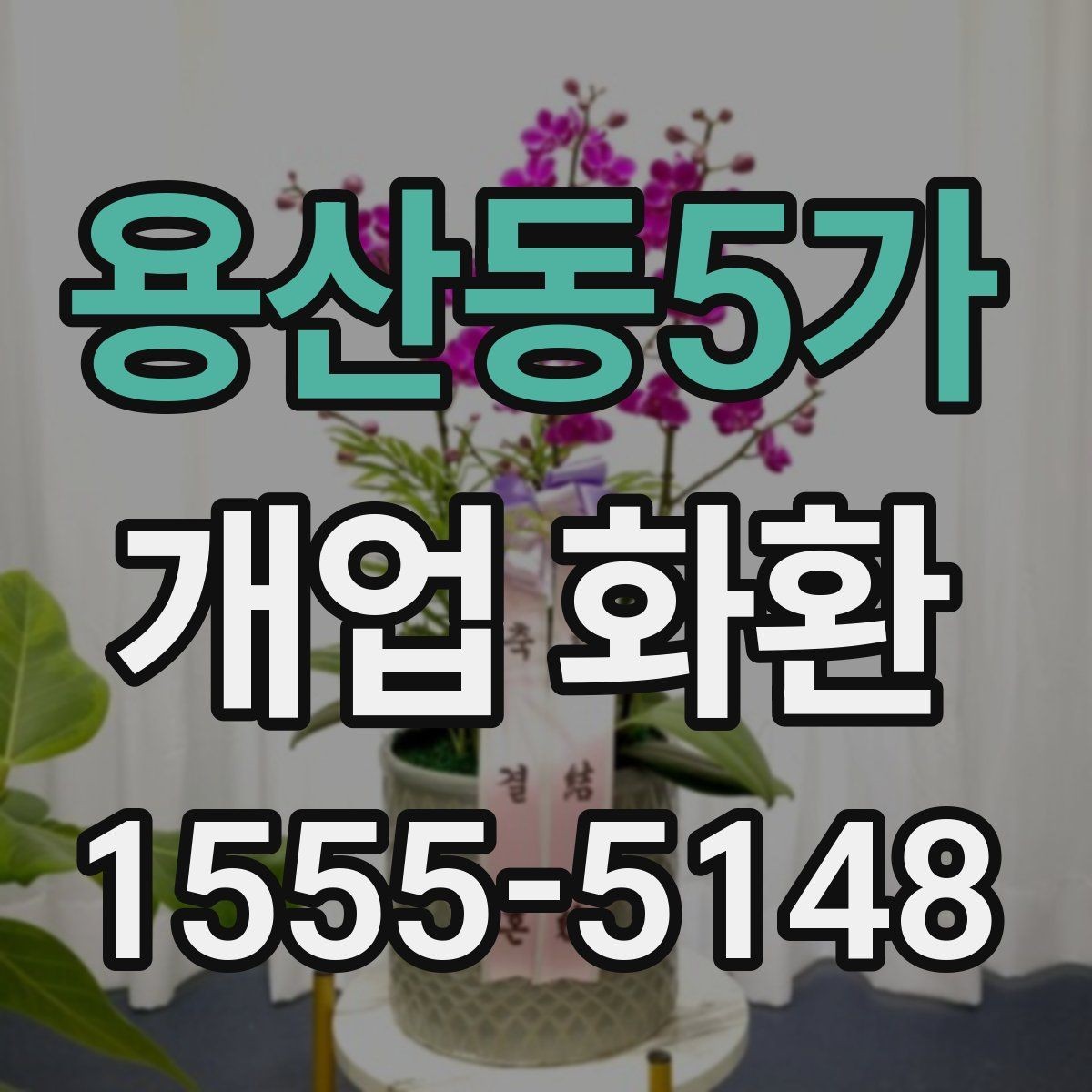 용산동5가 개업 화환 예산과 품질을 함께 보는 기준