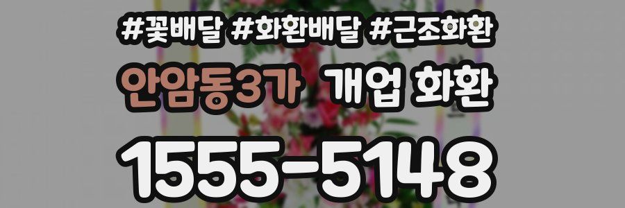 안암동3가 개업 화환