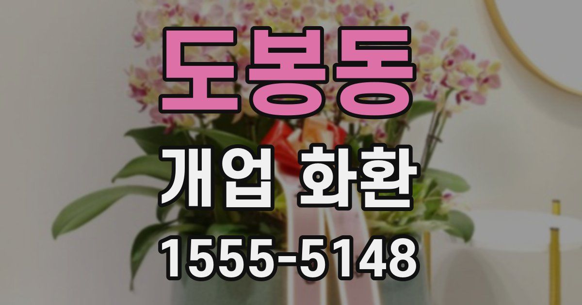 도봉동 개업 화환