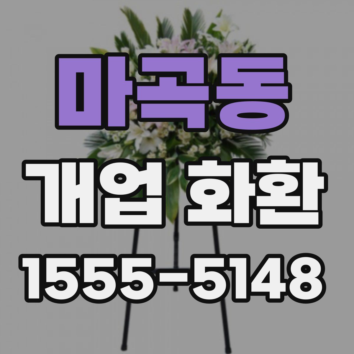 마곡동 개업 화환