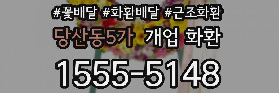 당산동5가 개업 화환
