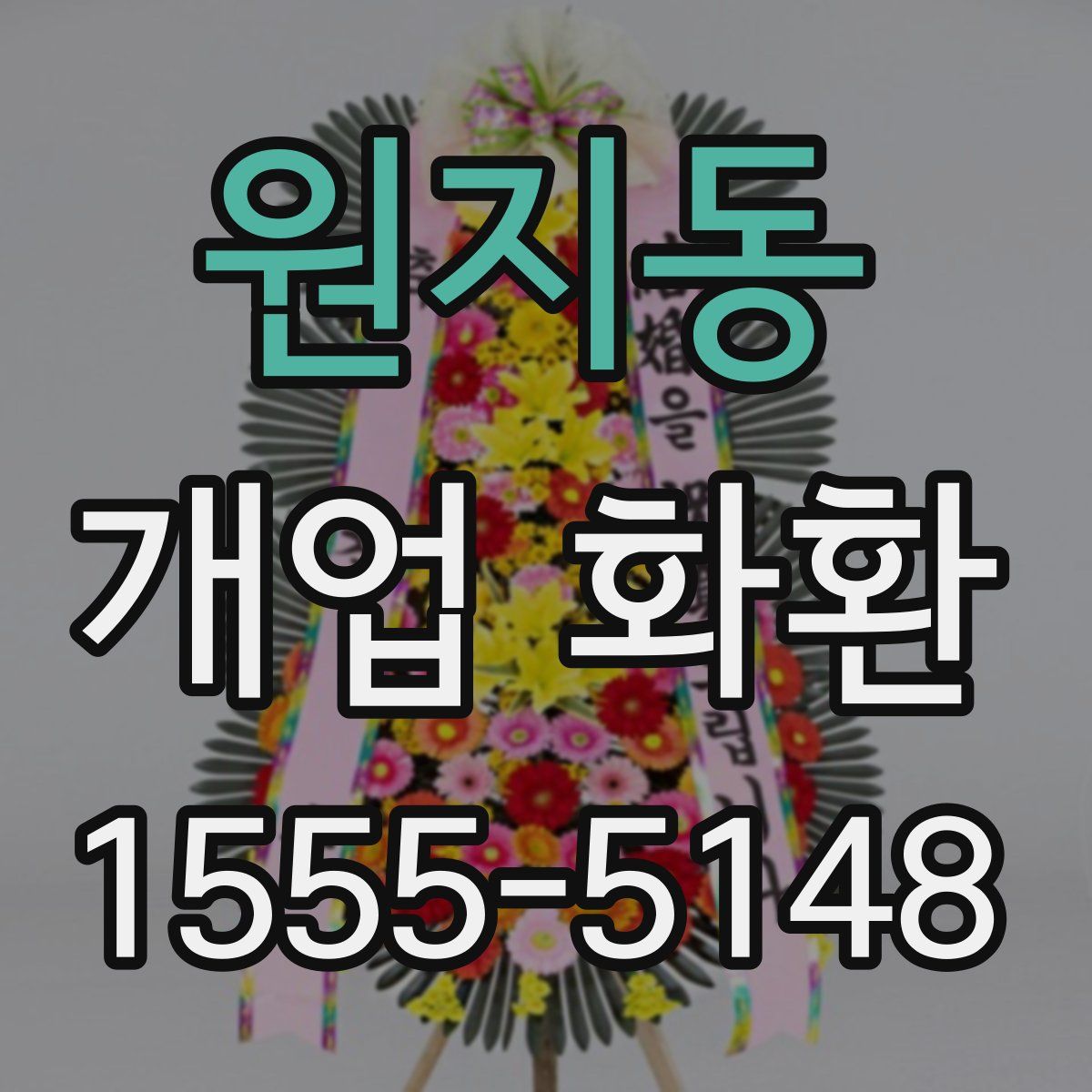 원지동 개업 화환
