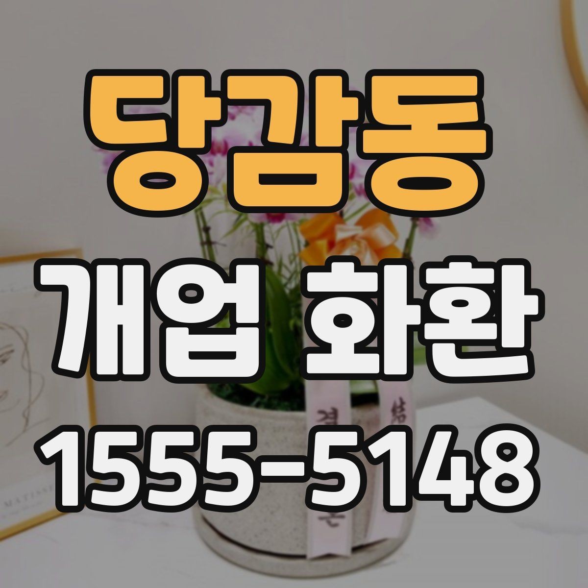 당감동 개업 화환 당일 배송이 필요한 경우 체크포인트