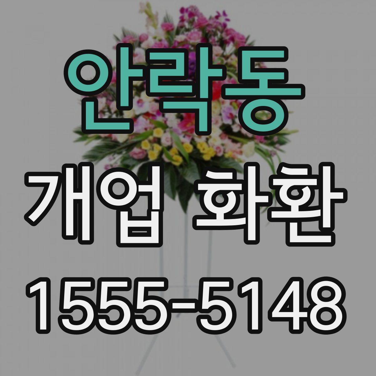 안락동 개업 화환