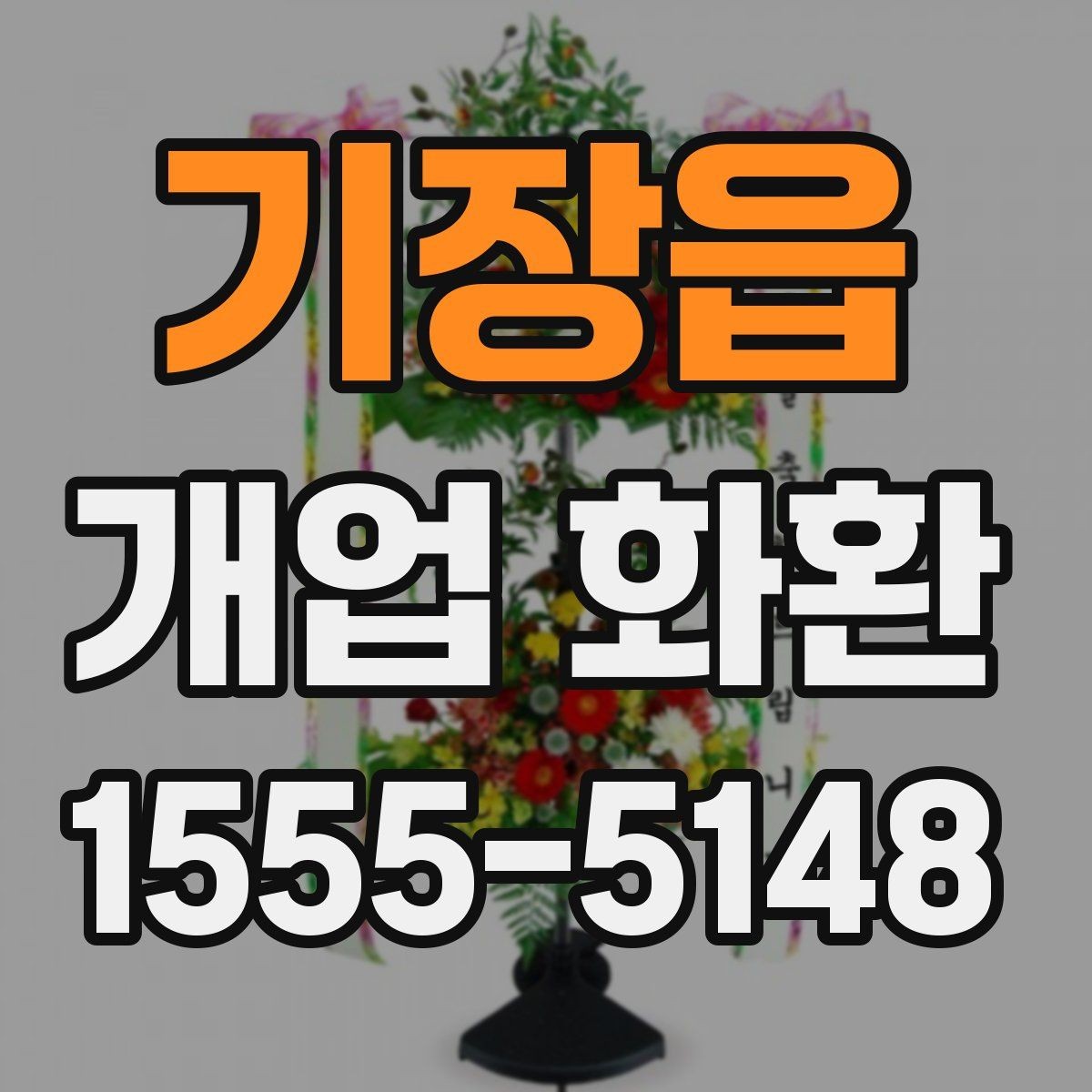 기장읍 개업 화환 상점 오픈 축하용으로 알맞은 구성