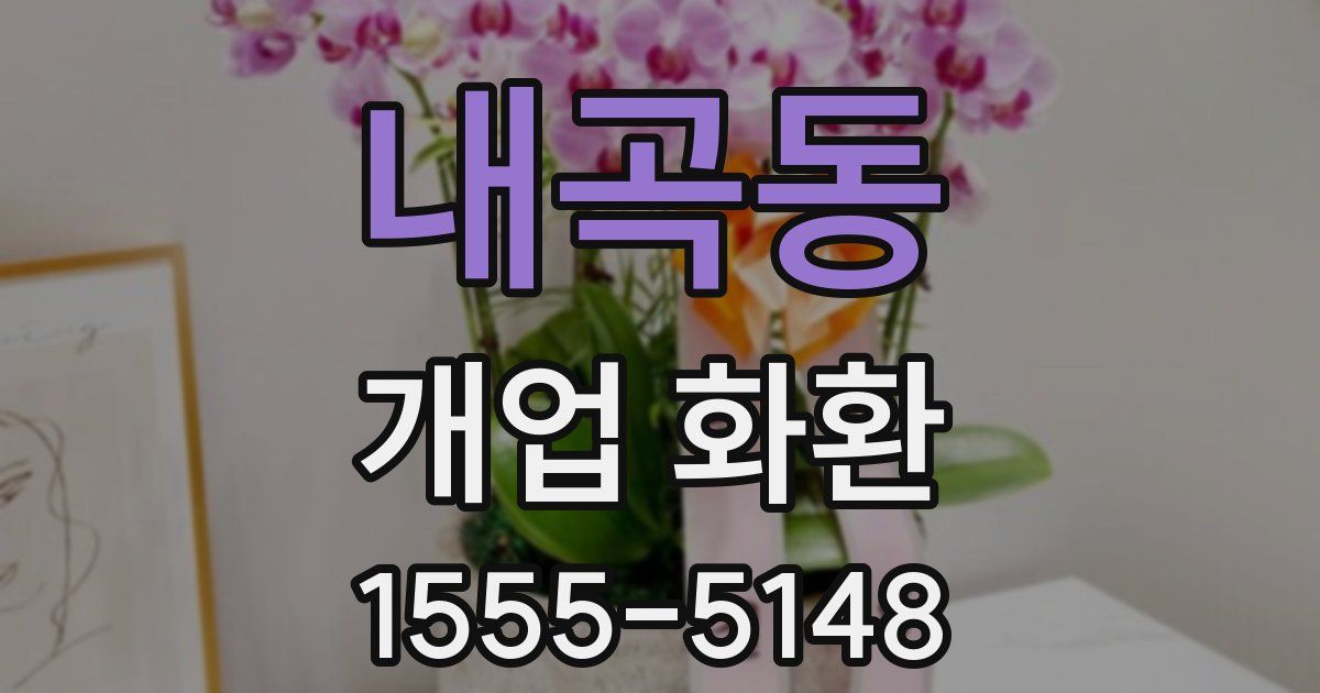 내곡동 개업 화환
