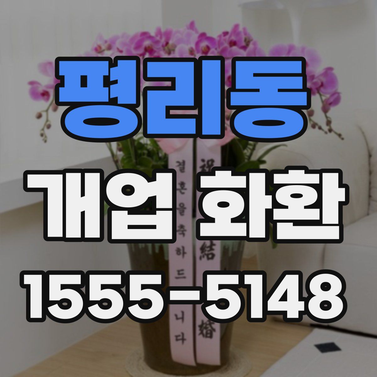 평리동 개업 화환