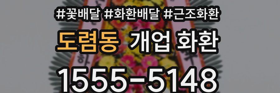도렴동 개업 화환