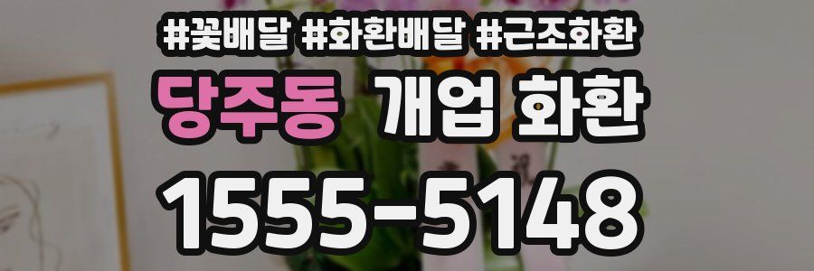 당주동 개업 화환