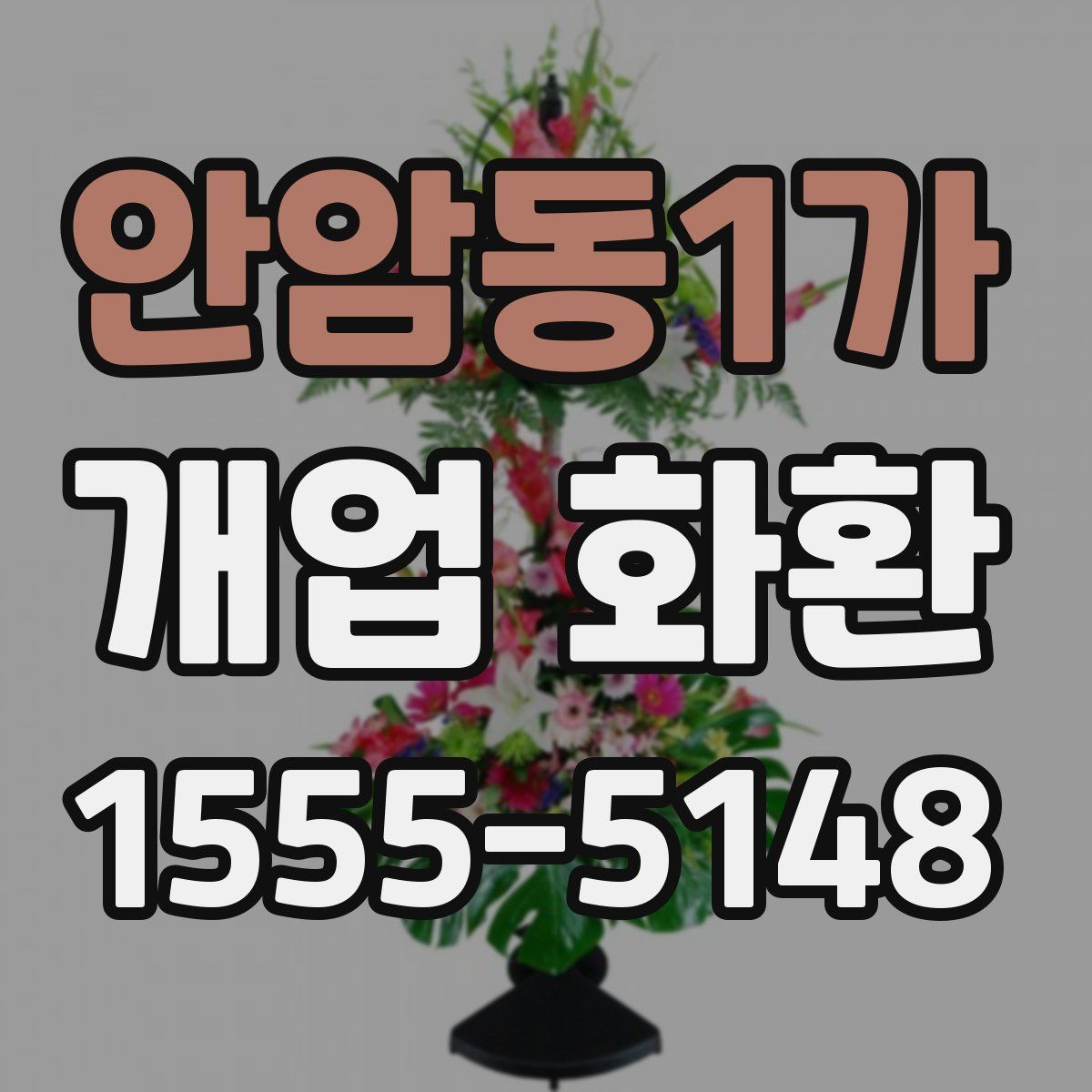 안암동1가 개업 화환