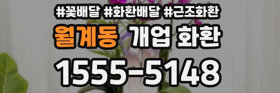 월계동 개업 화환