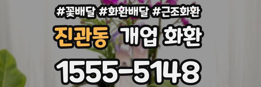 진관동 개업 화환