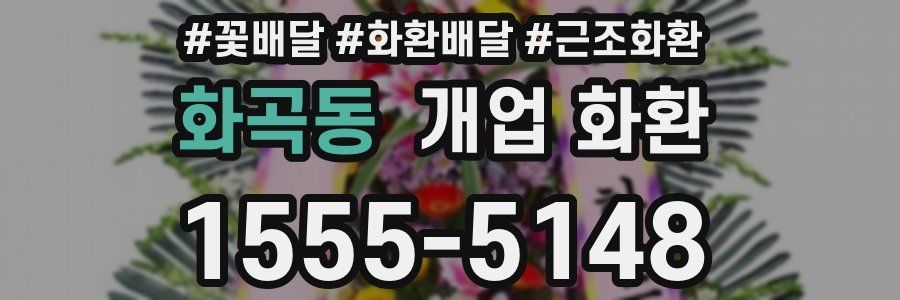 화곡동 개업 화환