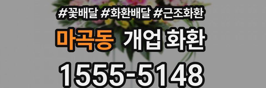 마곡동 개업 화환