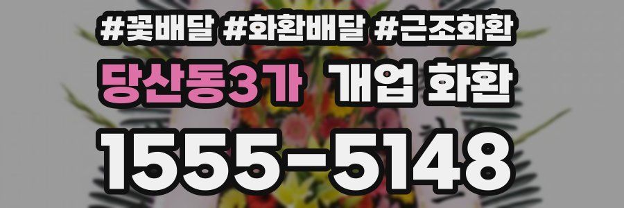 당산동3가 개업 화환