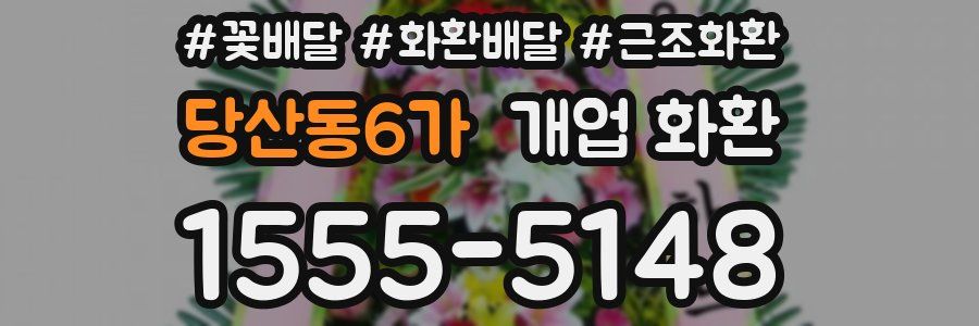 당산동6가 개업 화환
