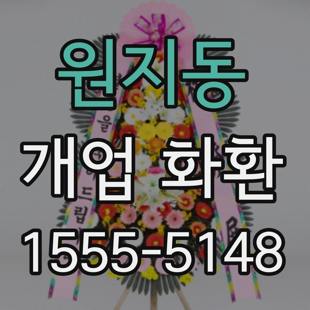 원지동 개업 화환