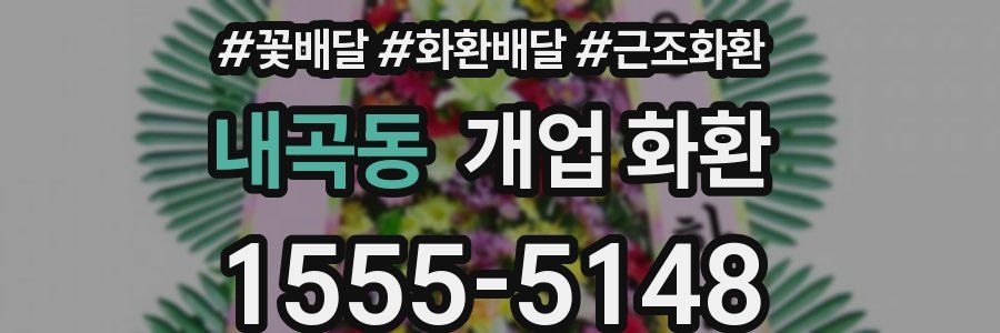 내곡동 개업 화환