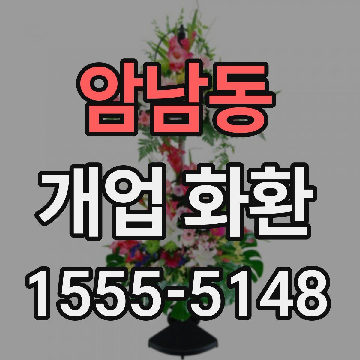 암남동 개업 화환