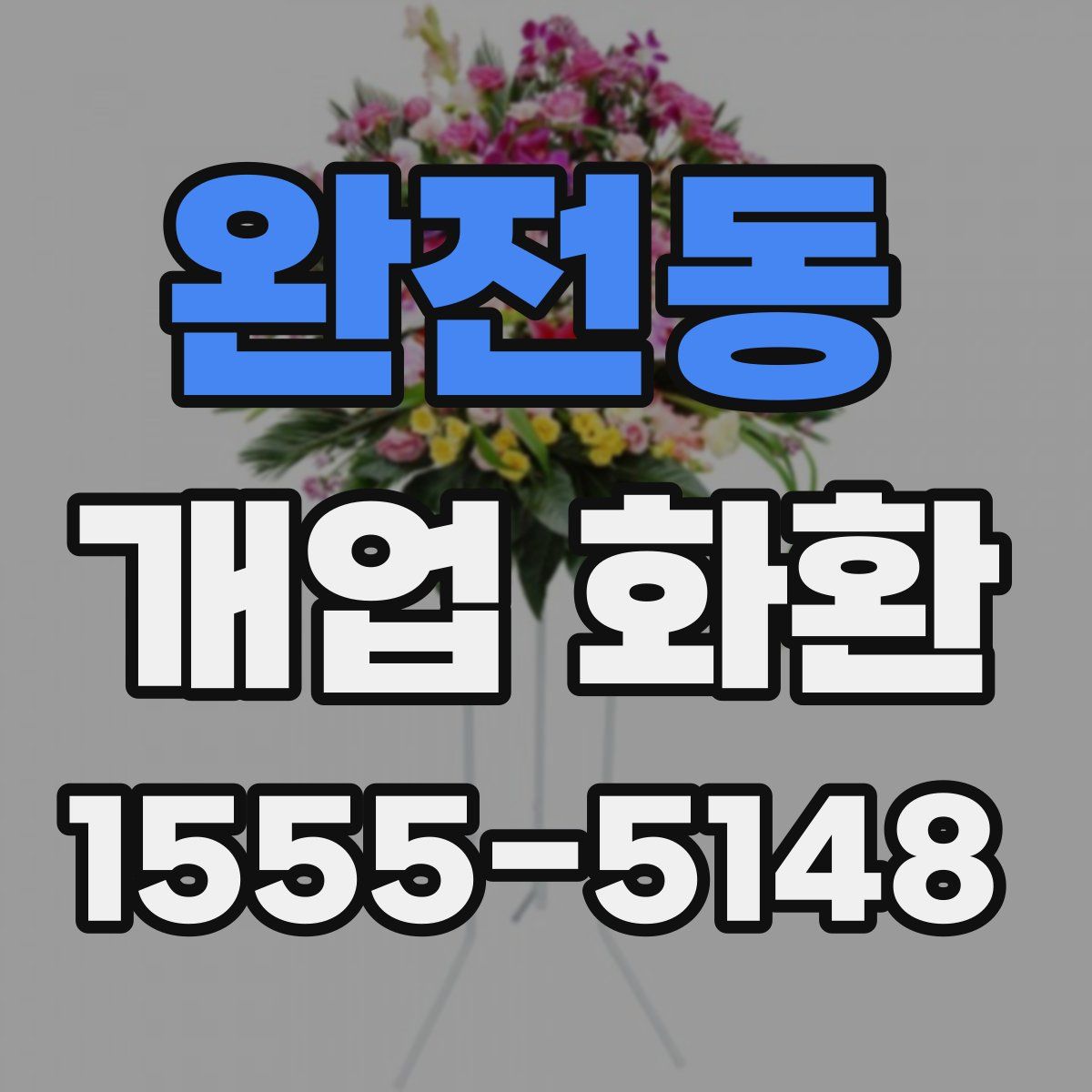 완전동 개업 화환