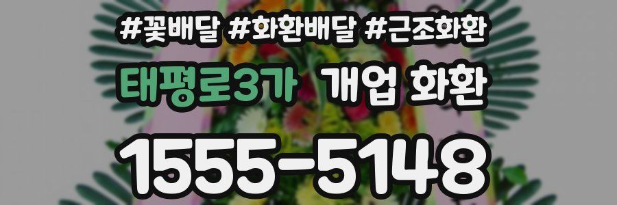 태평로3가 개업 화환