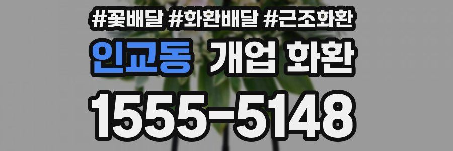 인교동 개업 화환