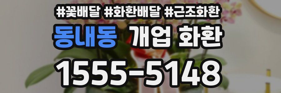 동내동 개업 화환