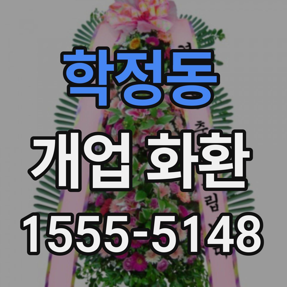학정동 개업 화환
