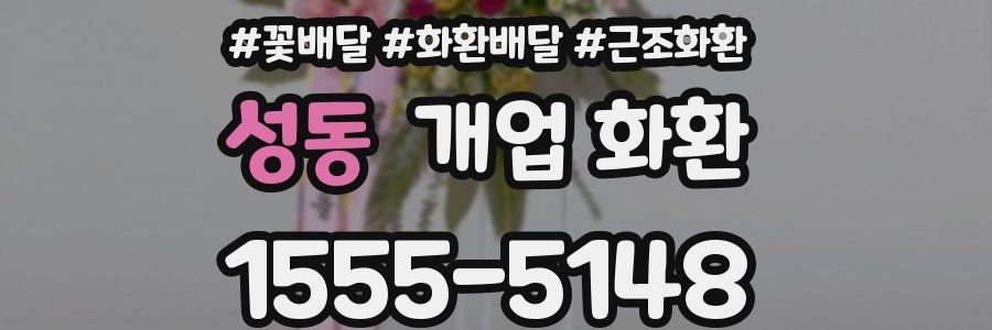 성동 개업 화환