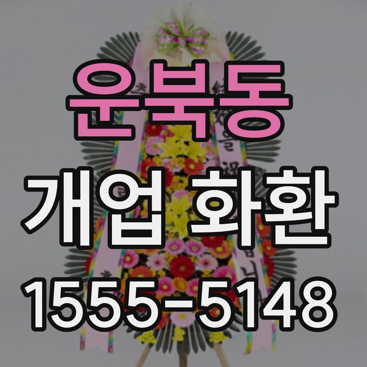운북동 개업 화환
