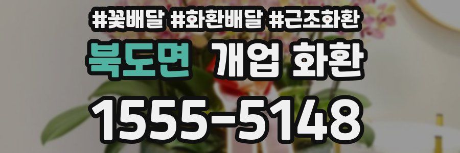 북도면 개업 화환