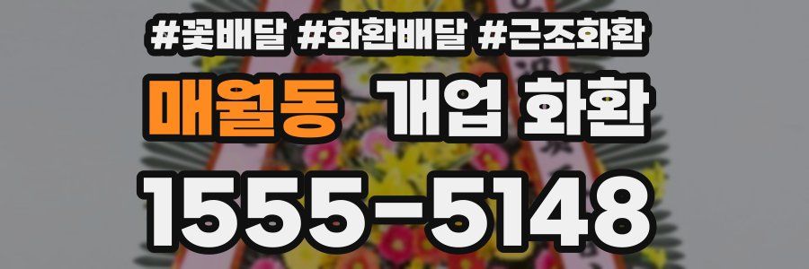 매월동 개업 화환
