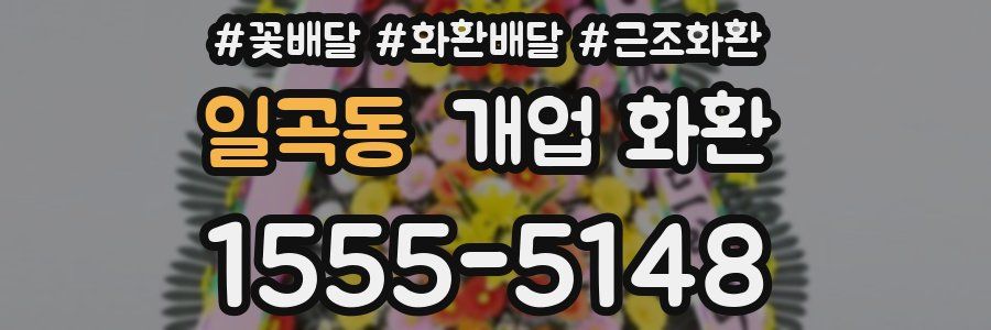 일곡동 개업 화환