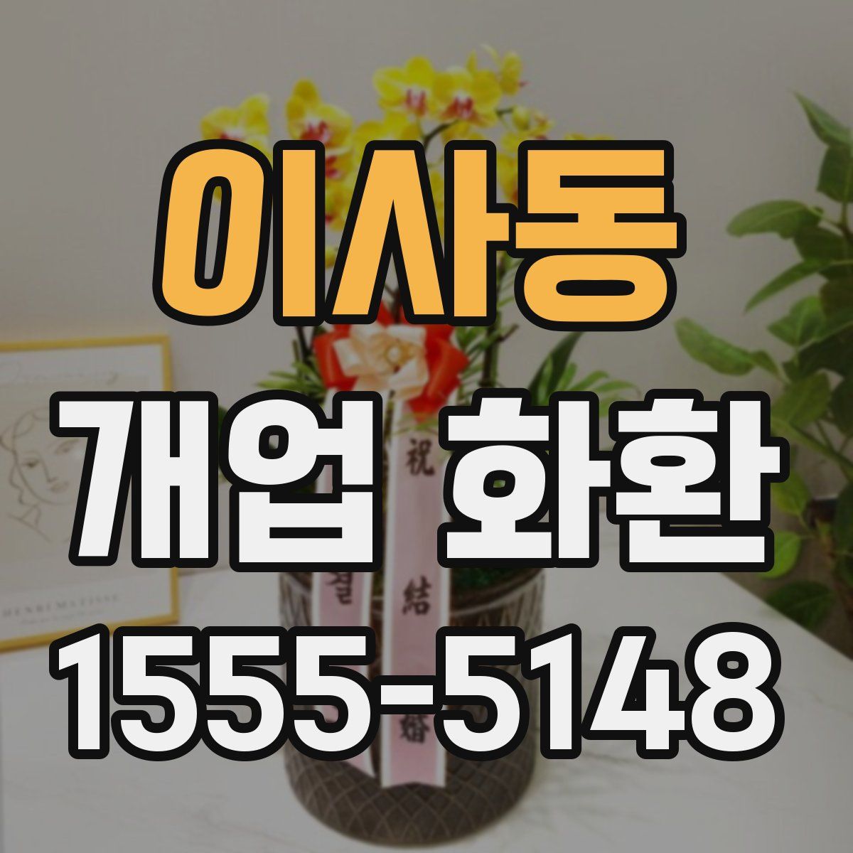 이사동 개업 화환