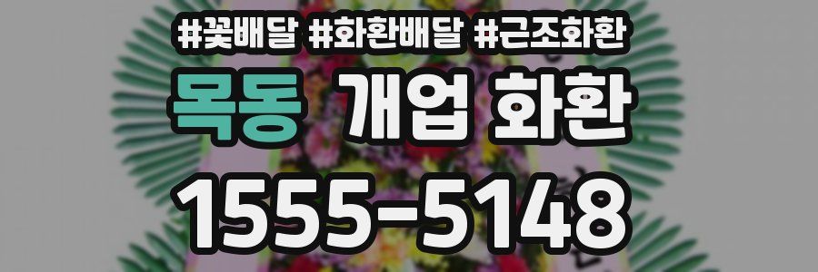 목동 개업 화환