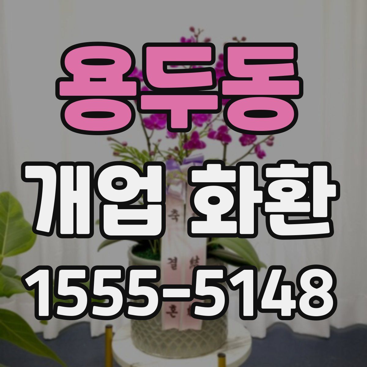 용두동 개업 화환